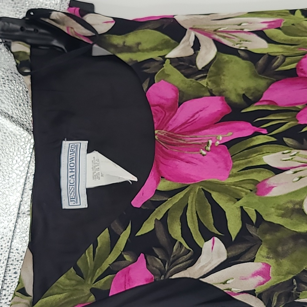 Vintage Jessica Howard floral print maxi dress size 6